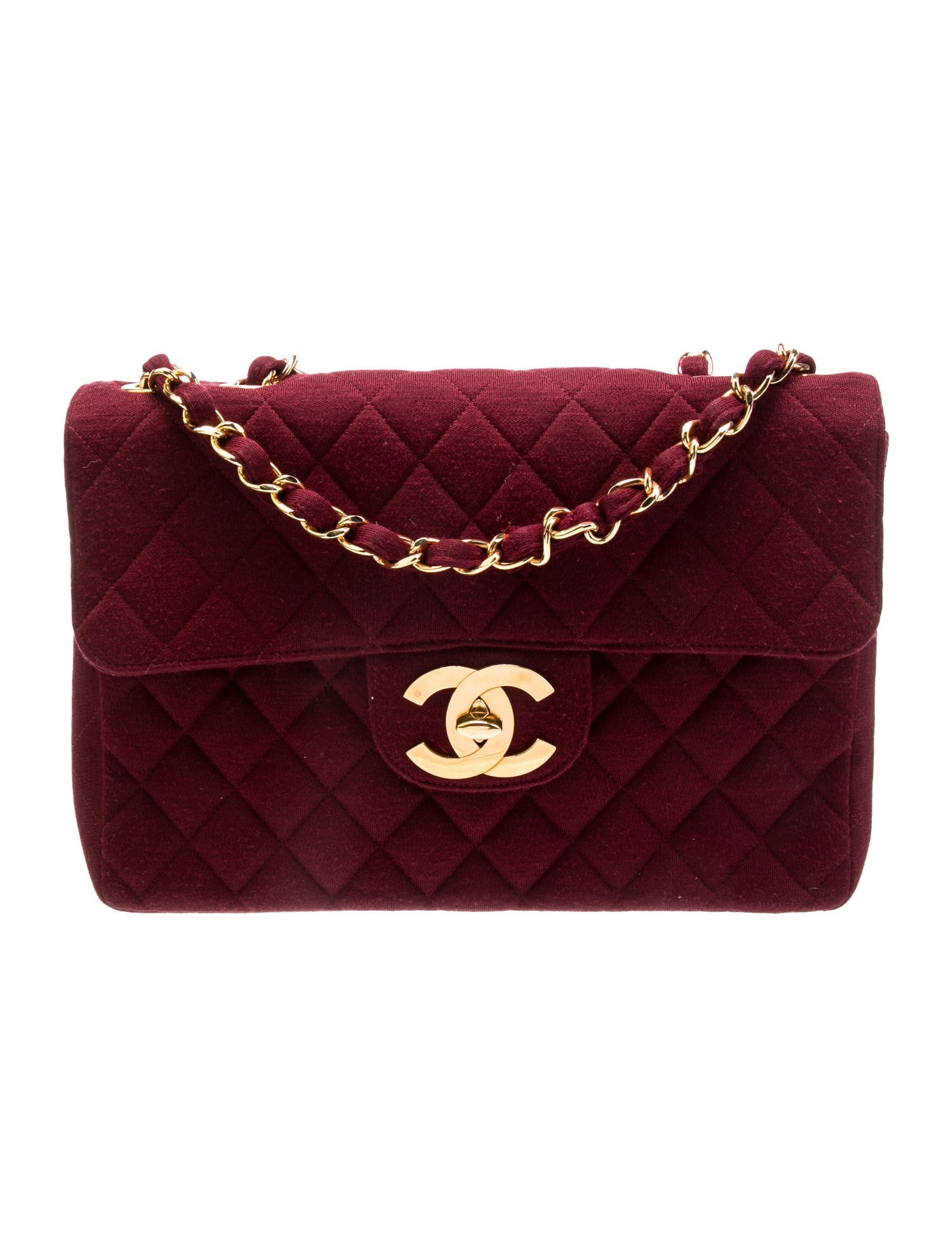 Chanel Jumbo Jersey XL Single Flap Bag