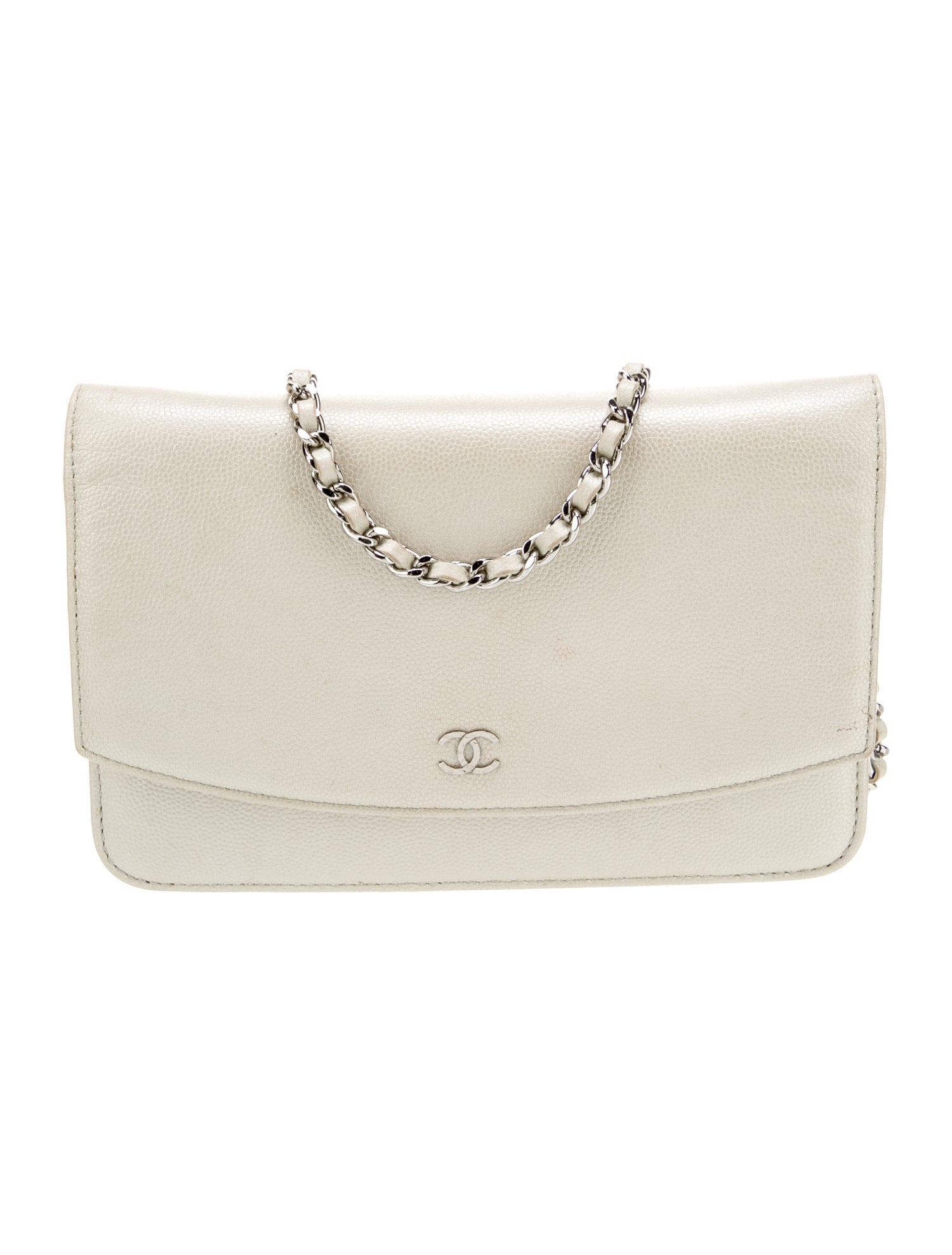 Chanel Sevruga Wallet on Chain