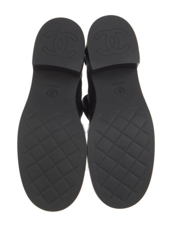 Chanel 2023 Interlocking CC Logo Chelsea Boots