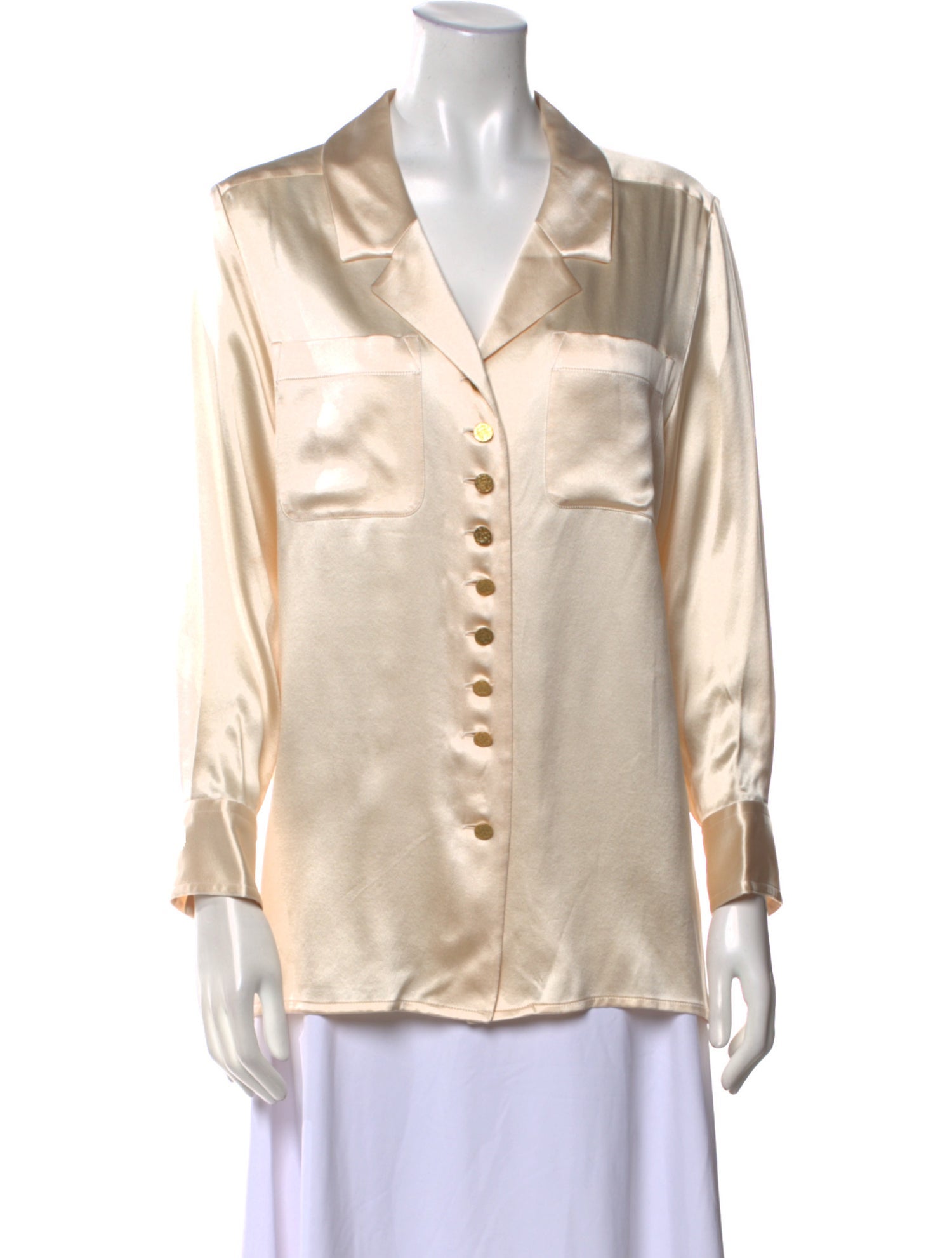 Chanel Vintage 1993 Button-Up Top