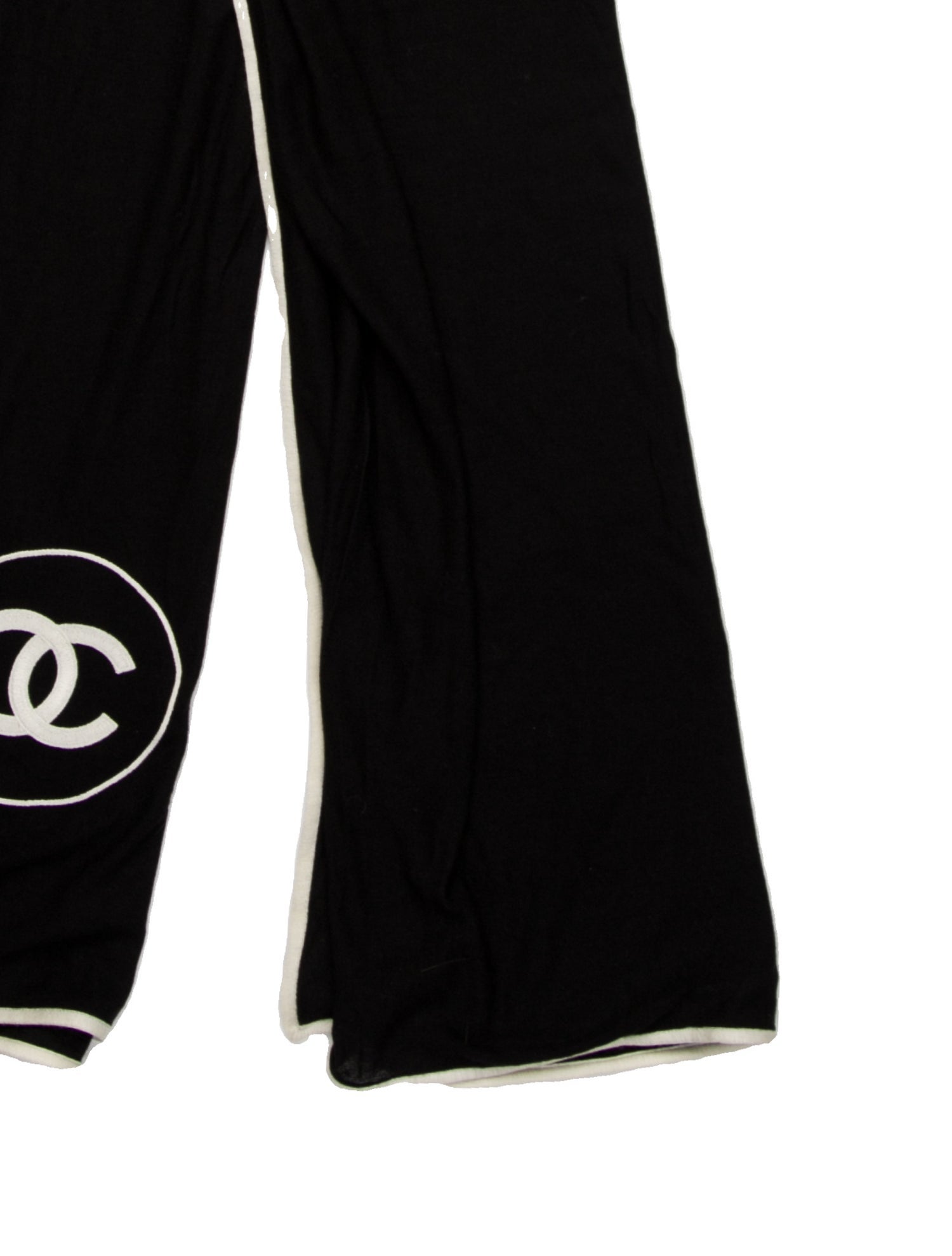 Chanel Cashmere Interlocking CC Logo Shawl