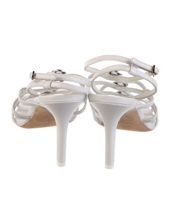 Chanel 2023 Interlocking CC Logo Slingback Sandals