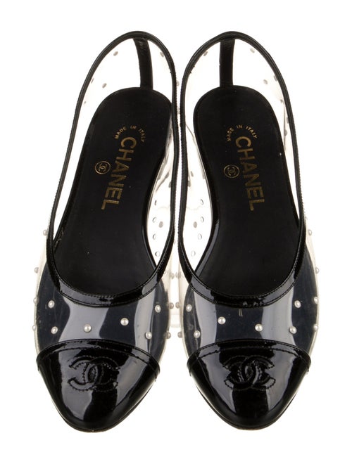 Chanel Interlocking CC Logo Ballet Flats