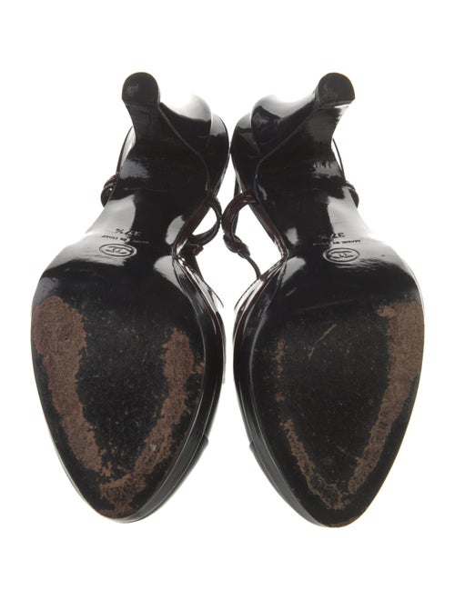 Chanel Patent Leather Slingback Pumps