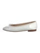 Chanel Interlocking CC Logo Patent Leather Ballet Flats