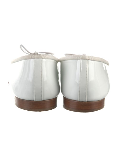 Chanel Interlocking CC Logo Patent Leather Ballet Flats