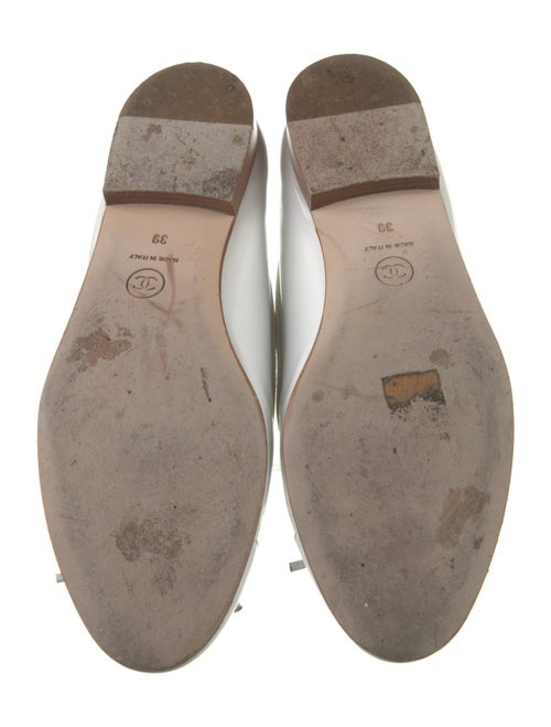Chanel Interlocking CC Logo Patent Leather Ballet Flats