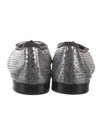 Chanel 2016 Interlocking CC Logo Ballet Flats