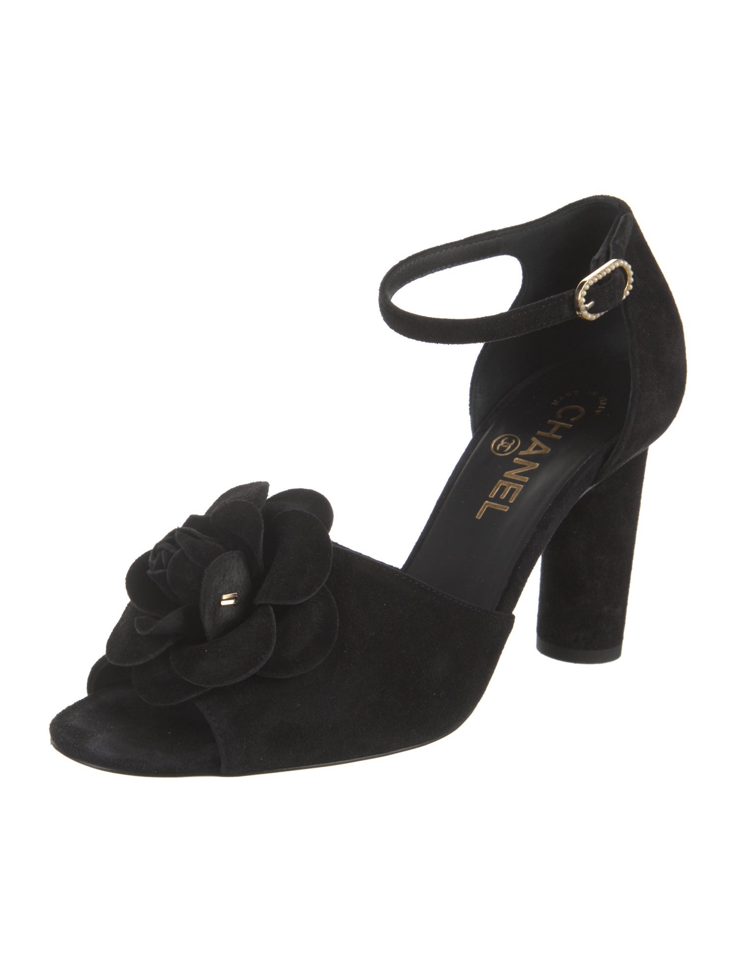 Chanel 2016 Interlocking CC Logo Sandals