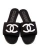 Chanel 2024 Interlocking CC Logo Slides