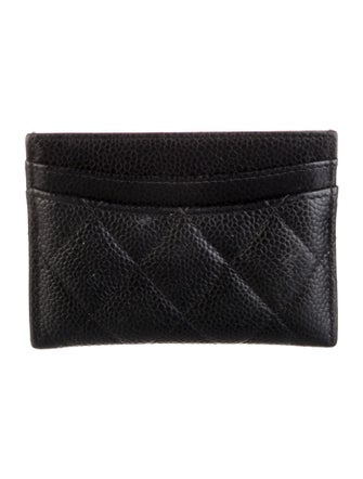 Chanel Interlocking CC Logo Leather Card Holder