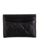 Chanel Interlocking CC Logo Leather Card Holder