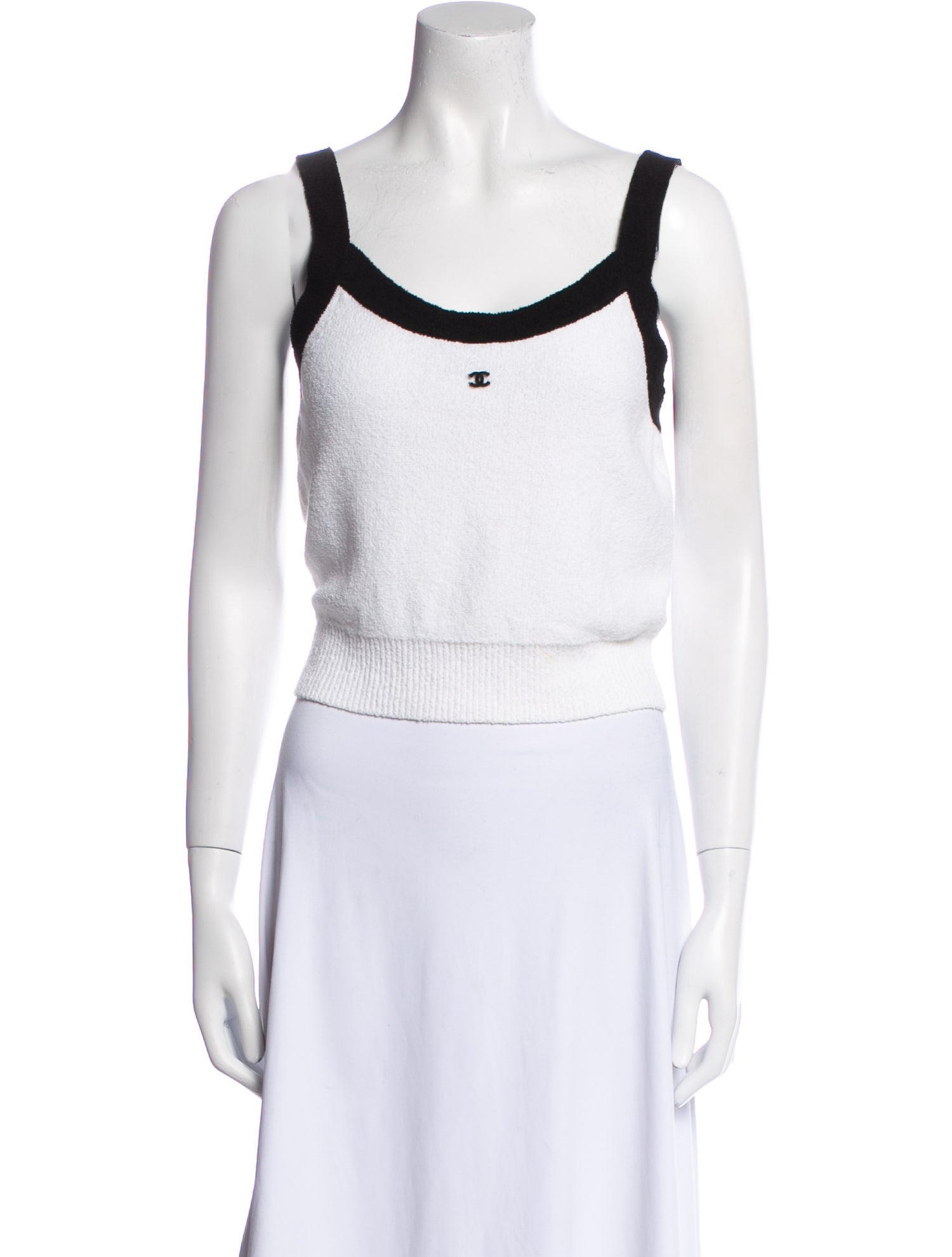 Chanel 2023 Scoop Neck Crop Top