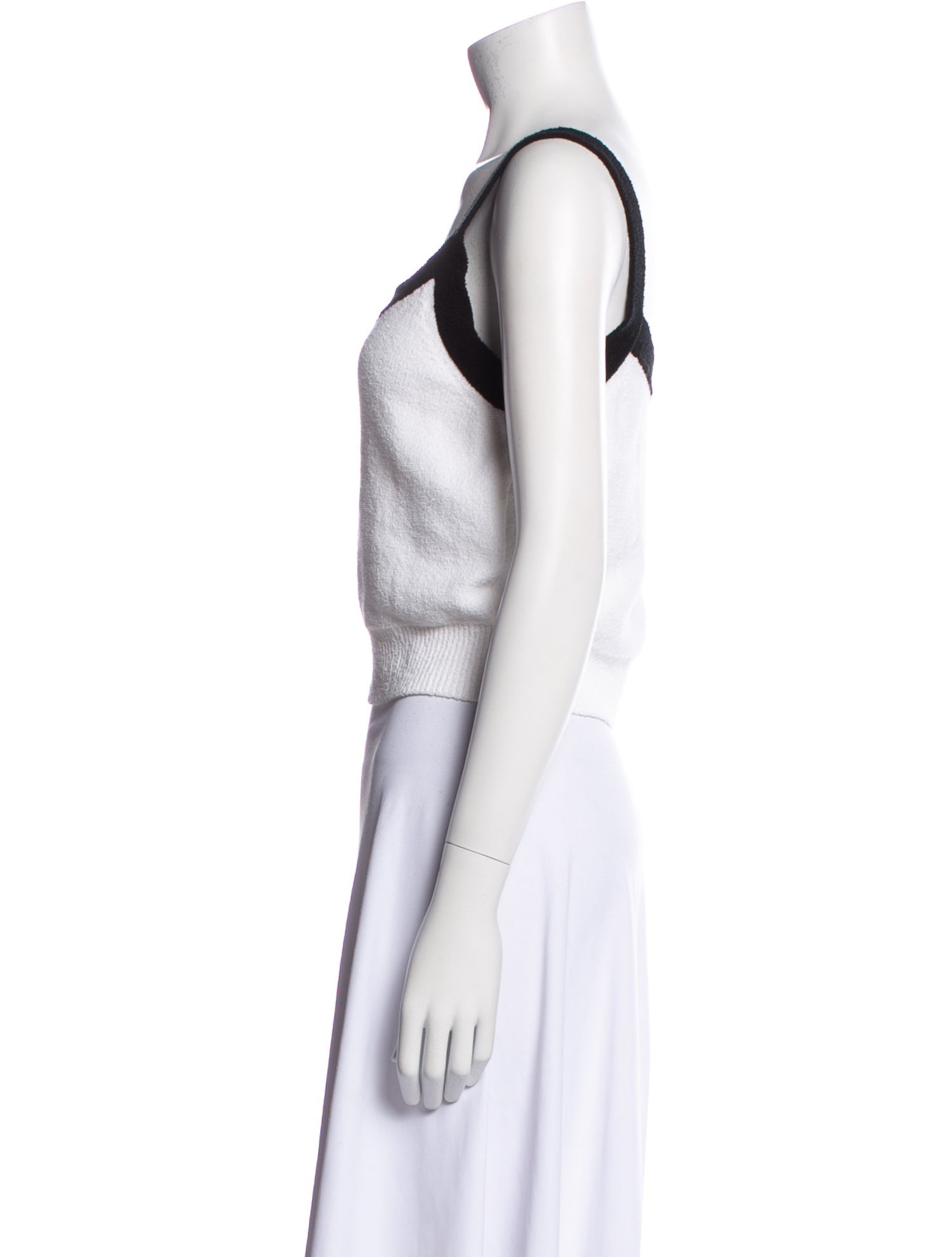 Chanel 2023 Scoop Neck Crop Top