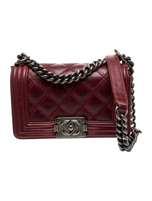 Chanel Small Double Stitch Boy Bag