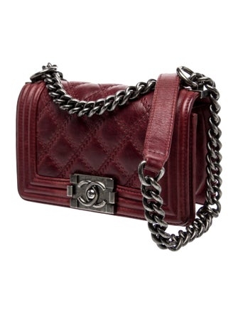 Chanel Small Double Stitch Boy Bag