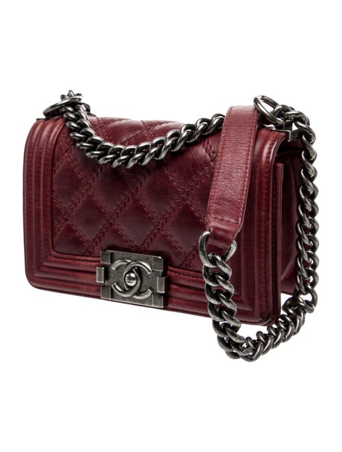 Chanel Small Double Stitch Boy Bag
