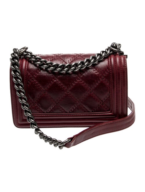 Chanel Small Double Stitch Boy Bag
