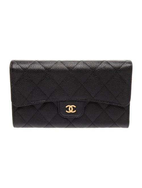 Chanel 2014 Interlocking CC Logo Trifold Wallet