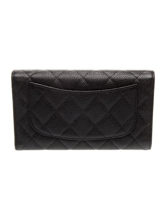 Chanel 2014 Interlocking CC Logo Trifold Wallet