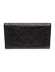 Chanel 2014 Interlocking CC Logo Trifold Wallet