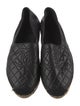 Chanel Interlocking CC Logo Leather Espadrilles