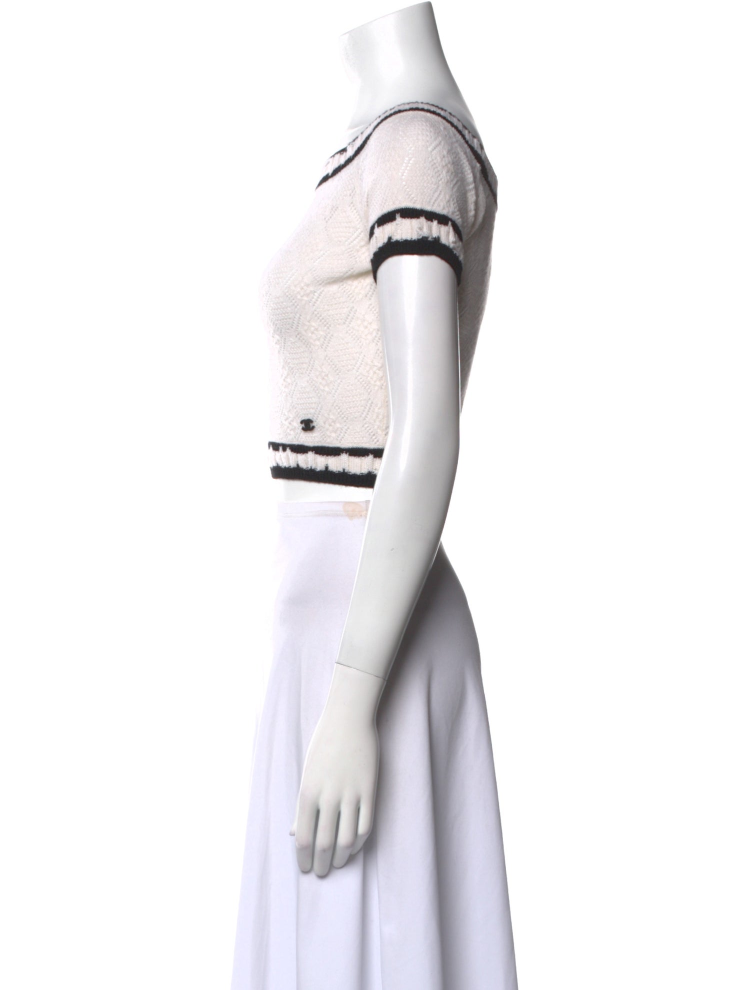 Chanel 2022 Cashmere Crop Top