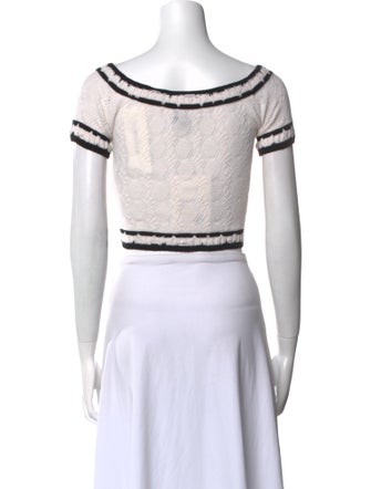 Chanel 2022 Cashmere Crop Top