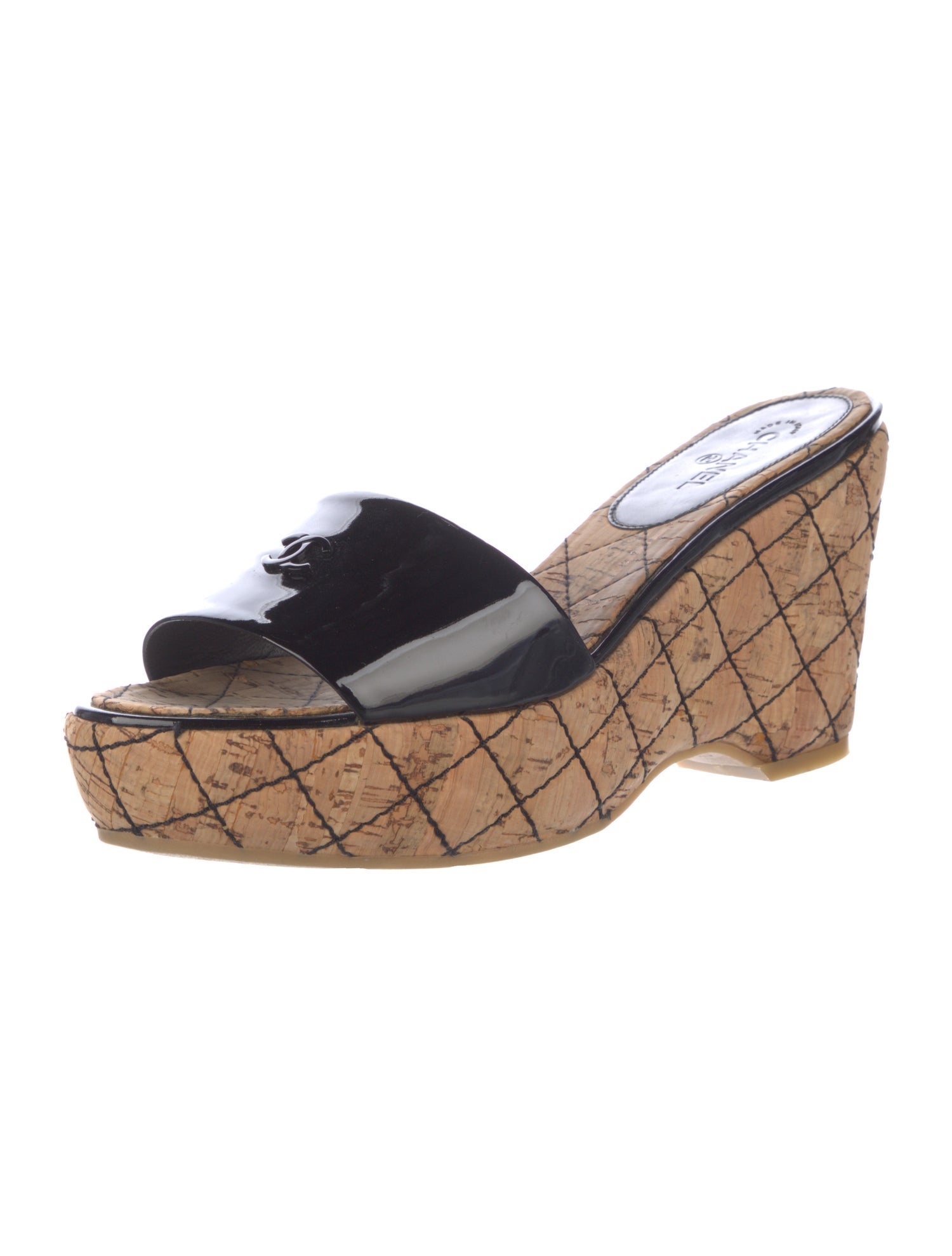 Chanel 2007 Interlocking CC Logo Slides