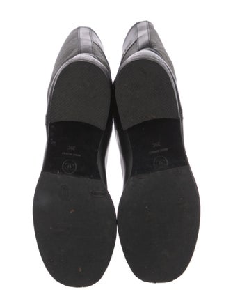 Chanel Interlocking CC Logo Leather Riding Boots