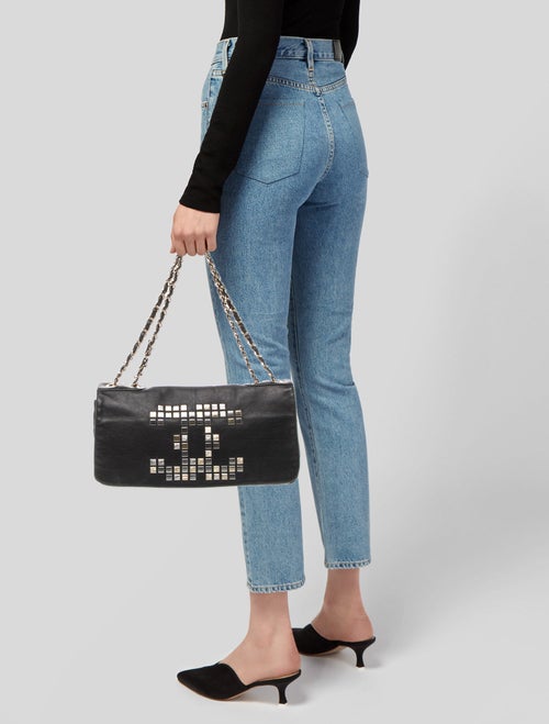 Chanel Mosaic Studs Accordion Flap Bag