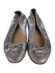 Chanel Interlocking CC Logo Leather Ballet Flats