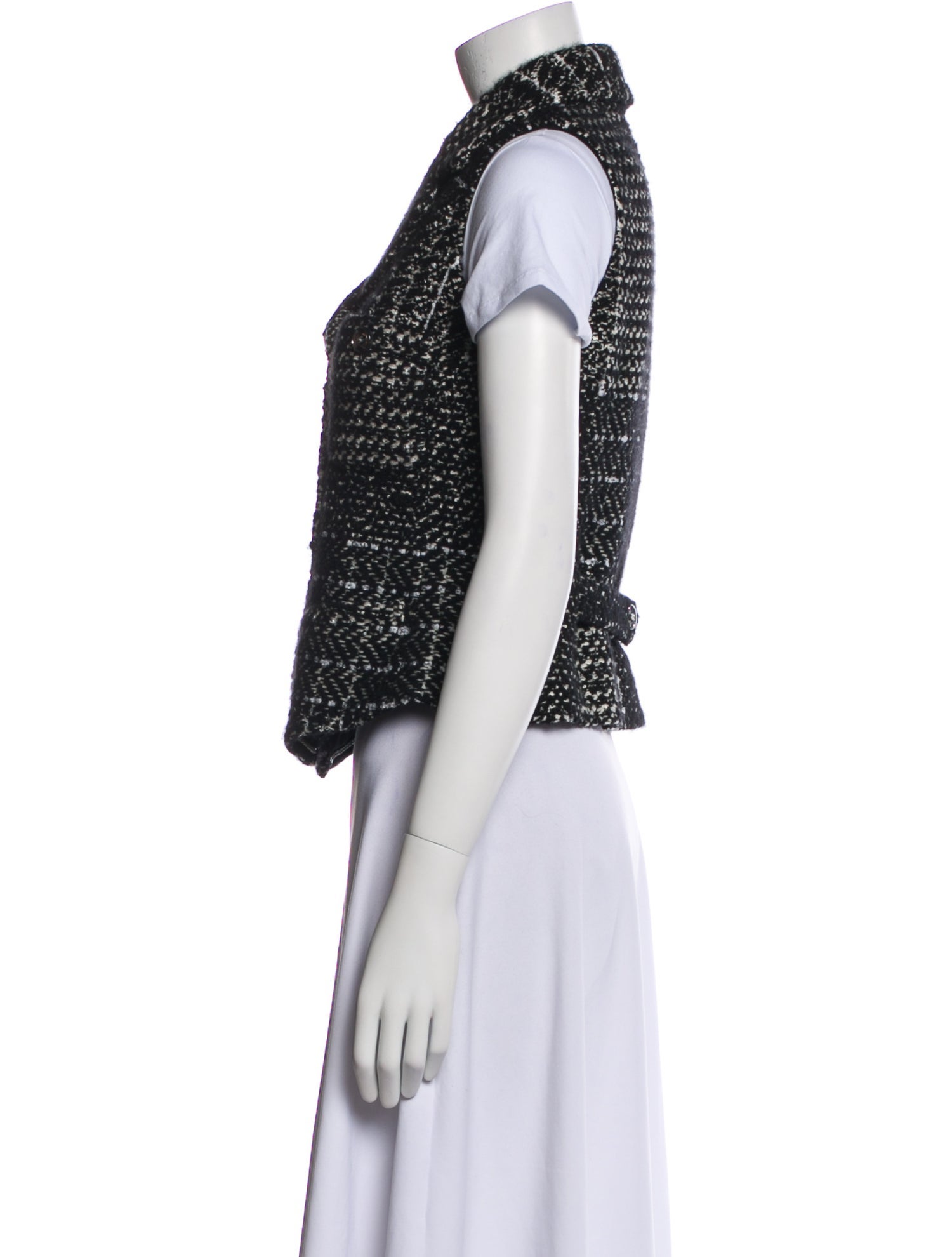 Chanel 2021 Polka Dot Print Vest w/ Tags