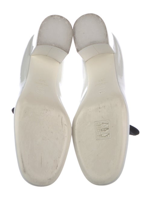 Chanel Interlocking CC Logo Patent Leather Pumps