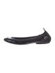 Chanel Interlocking CC Logo Patent Leather Ballet Flats