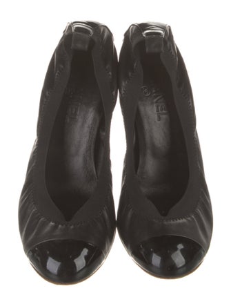 Chanel Interlocking CC Logo Lambskin Mules