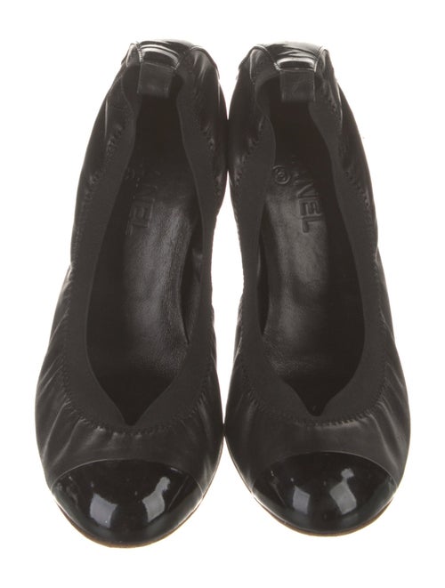 Chanel Interlocking CC Logo Lambskin Mules