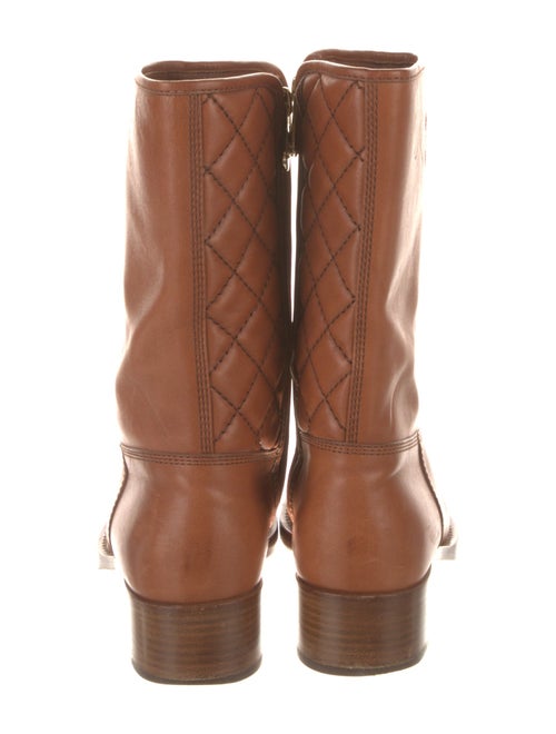 Chanel 2021 Interlocking CC Logo Moto Boots