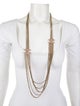 Chanel Strass CC Multistrand Necklace