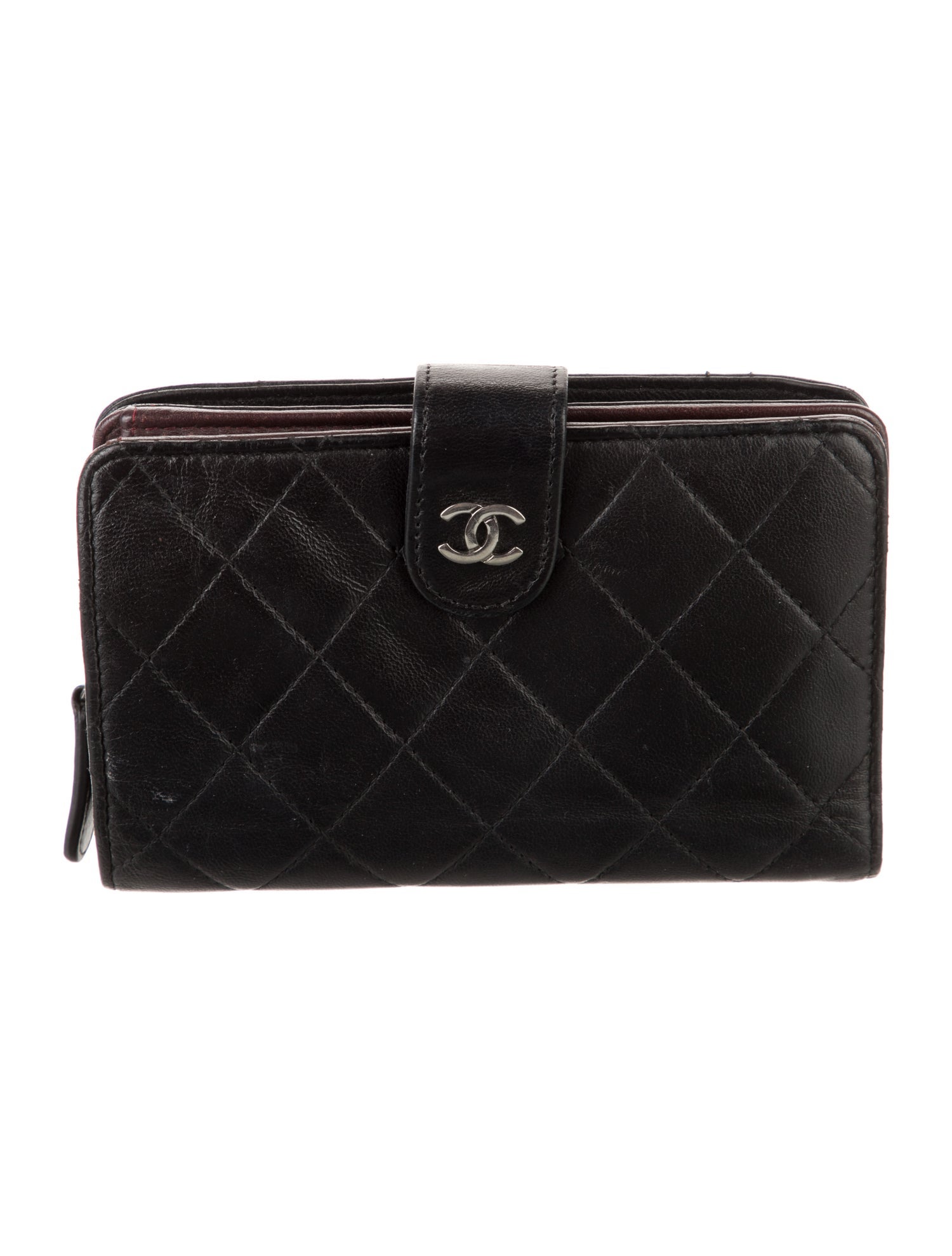 Chanel 2012 Interlocking CC Logo French Purse