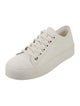 Chanel Interlocking CC Logo Leather Sneakers
