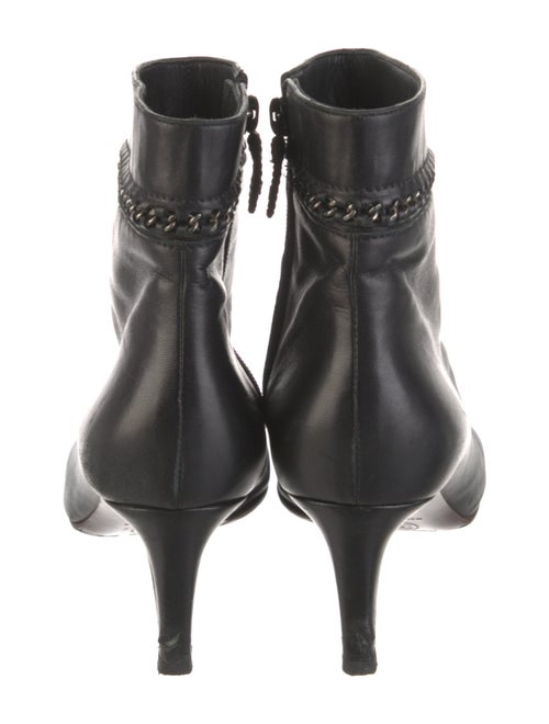 Chanel Interlocking CC Logo Leather Boots