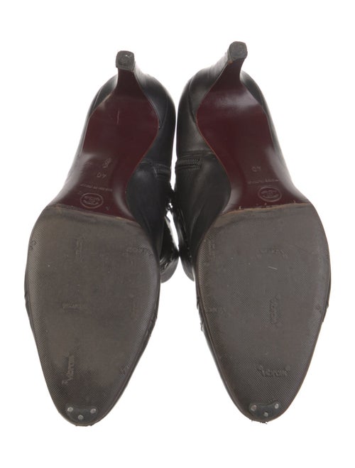 Chanel Interlocking CC Logo Leather Boots