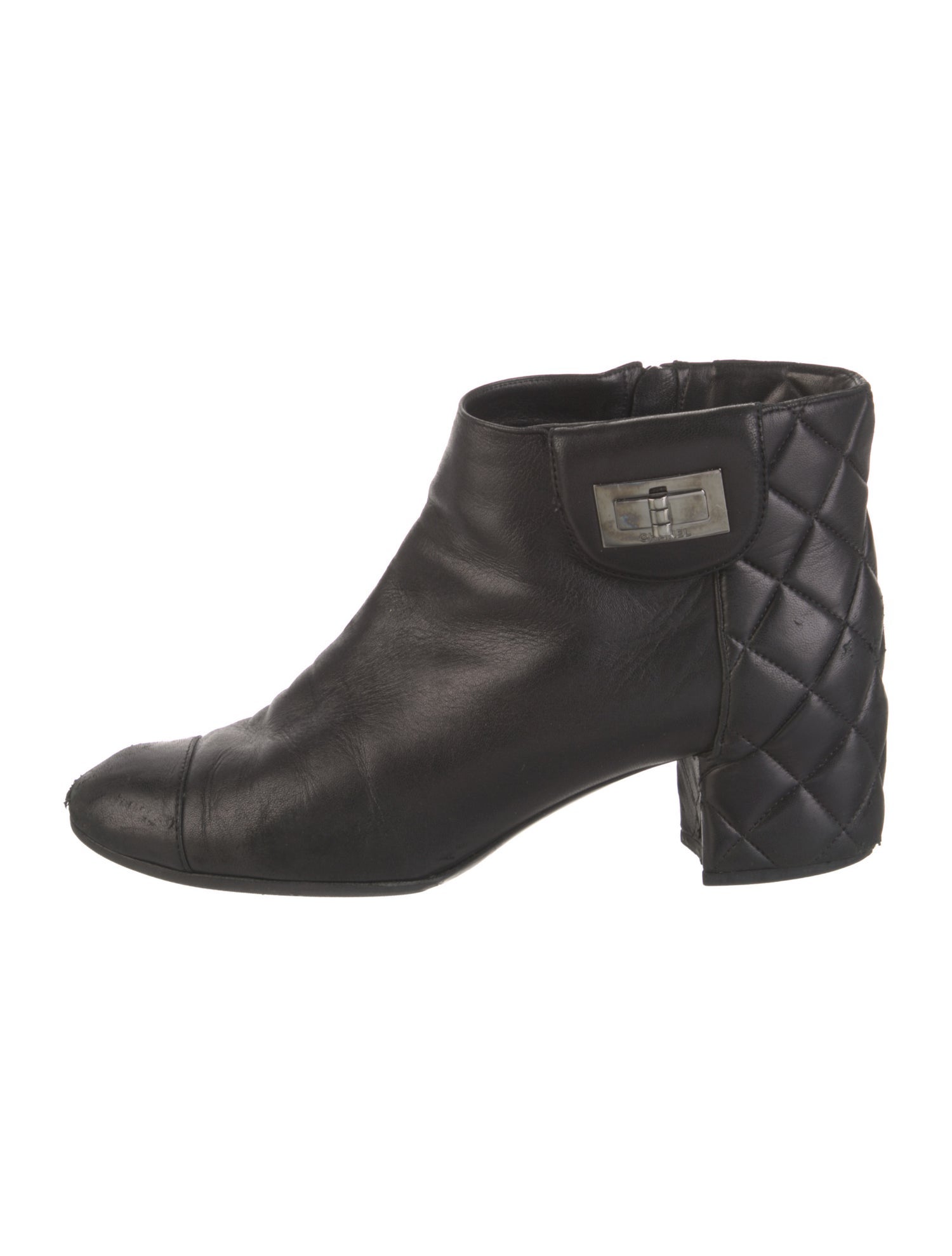 Chanel 2010 Quilted Pattern Boots