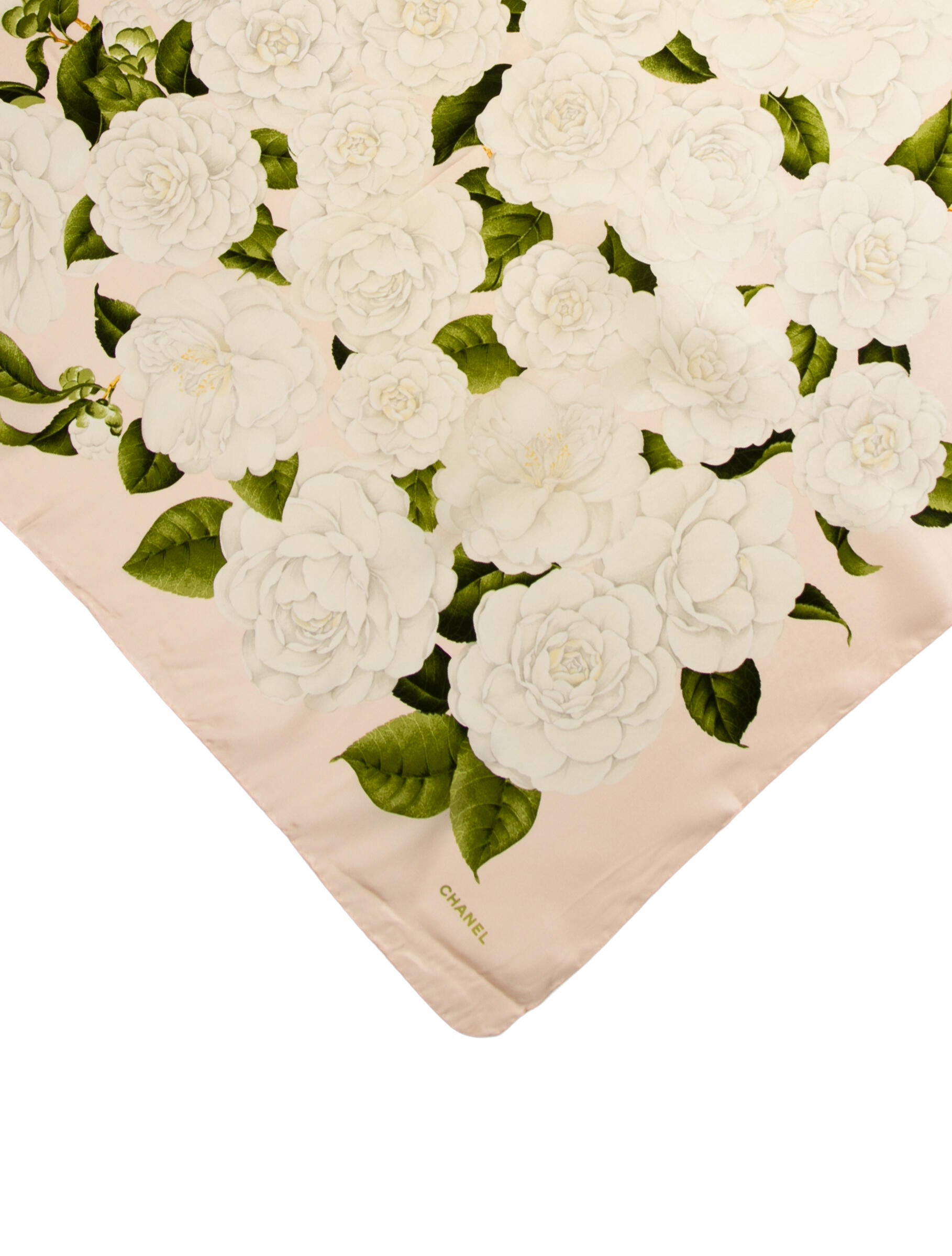 Chanel Silk Vintage Scarf