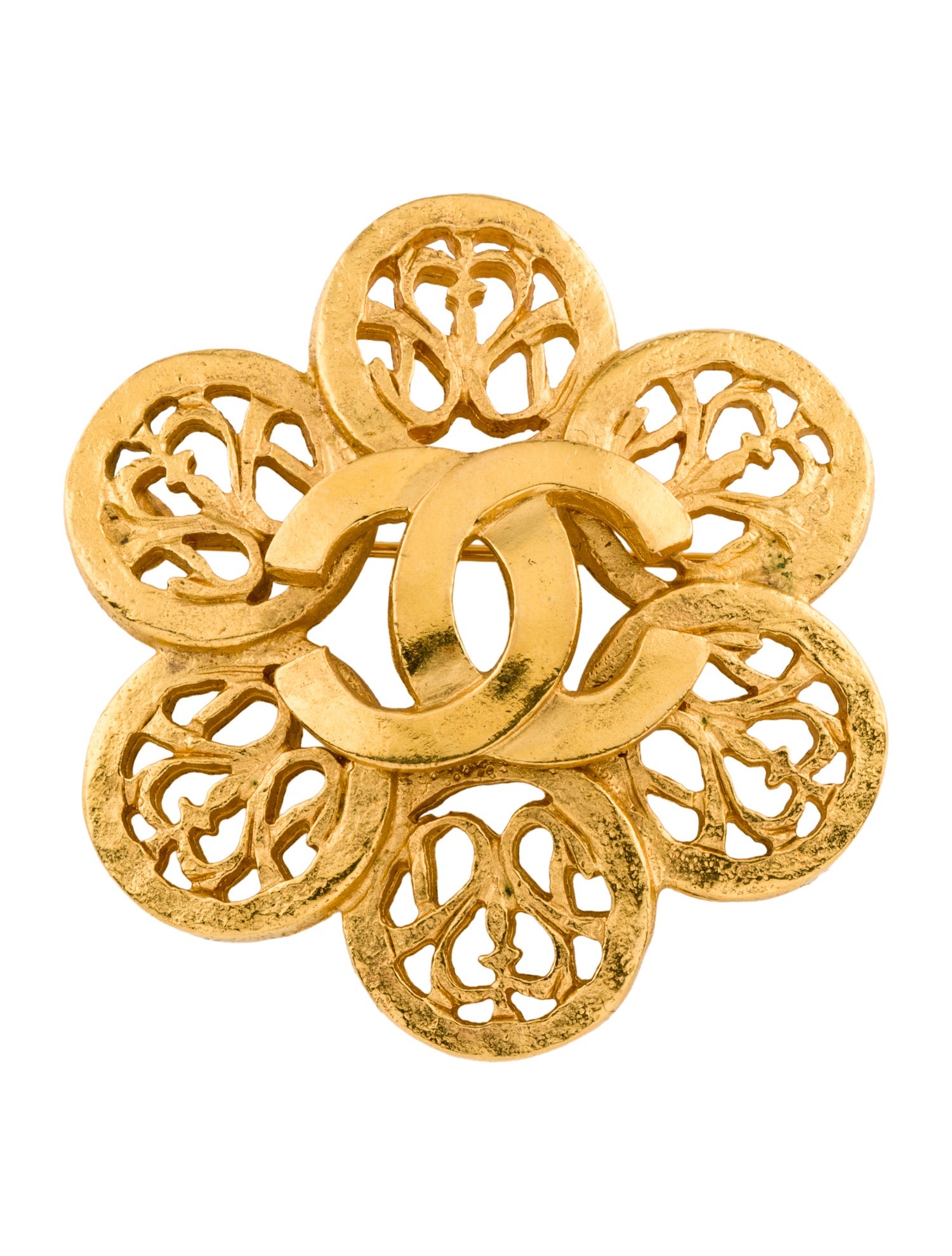 Chanel Vintage CC Brooch