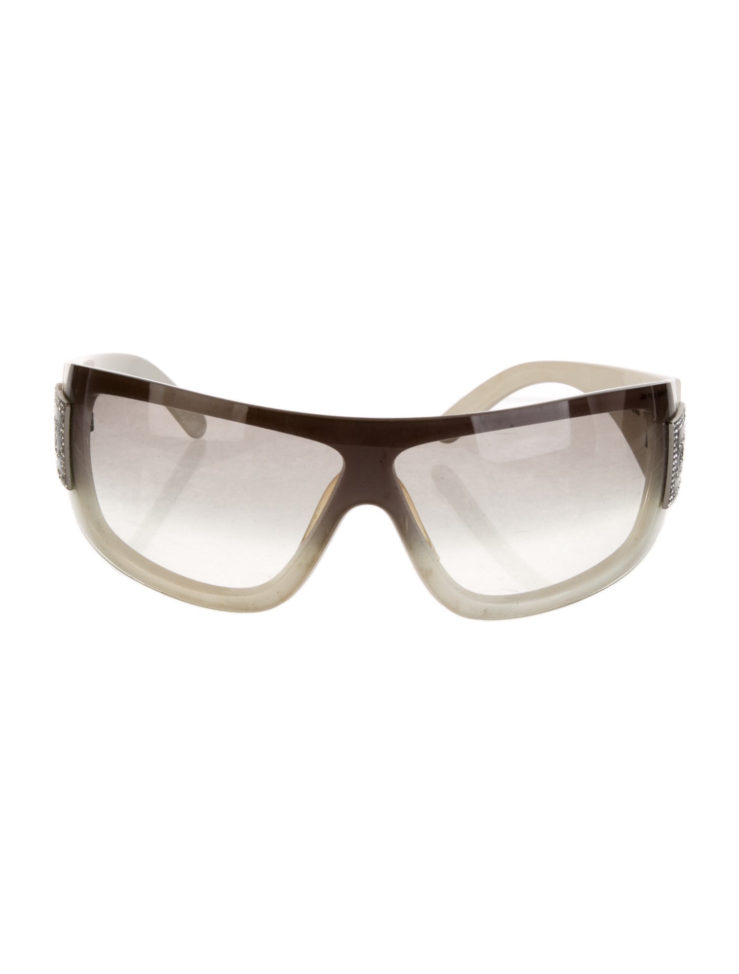 Chanel Interlocking CC Logo Shield Sunglasses