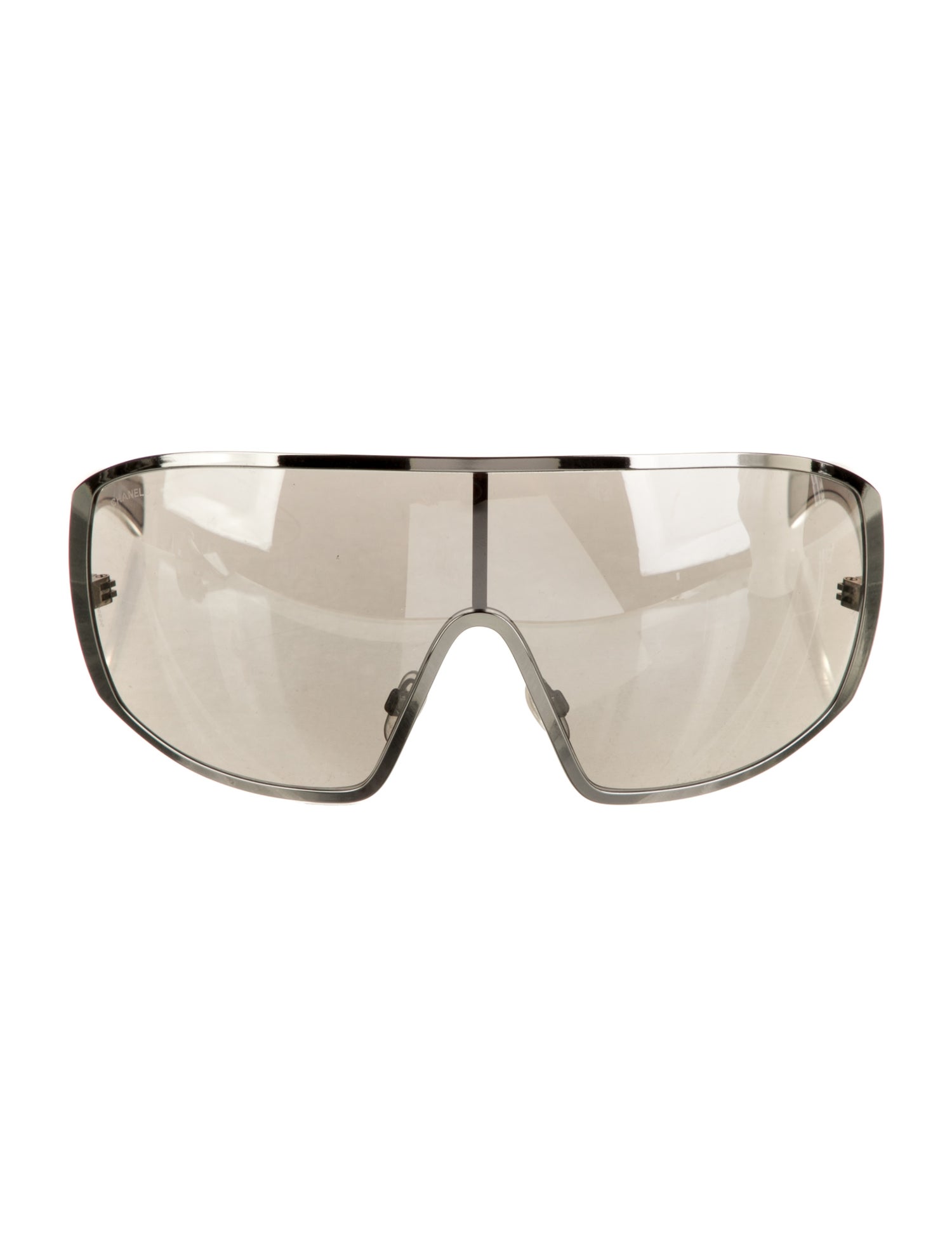 Chanel Interlocking CC Logo Shield Sunglasses