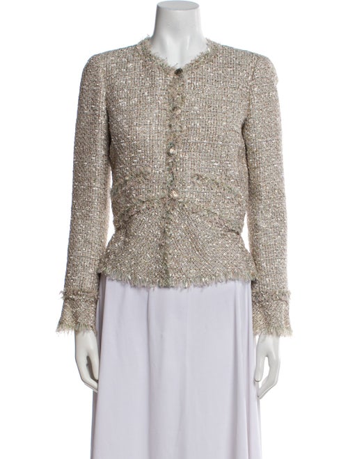 Chanel 2005 Tweed Pattern Evening Jacket