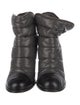 Chanel Interlocking CC Logo Nylon Boots
